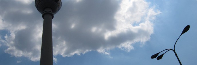 Fernsehturm and clouds