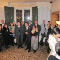 Lancio del bouquet