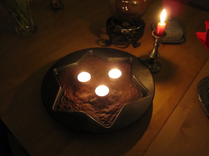 Chocolate birthday cake